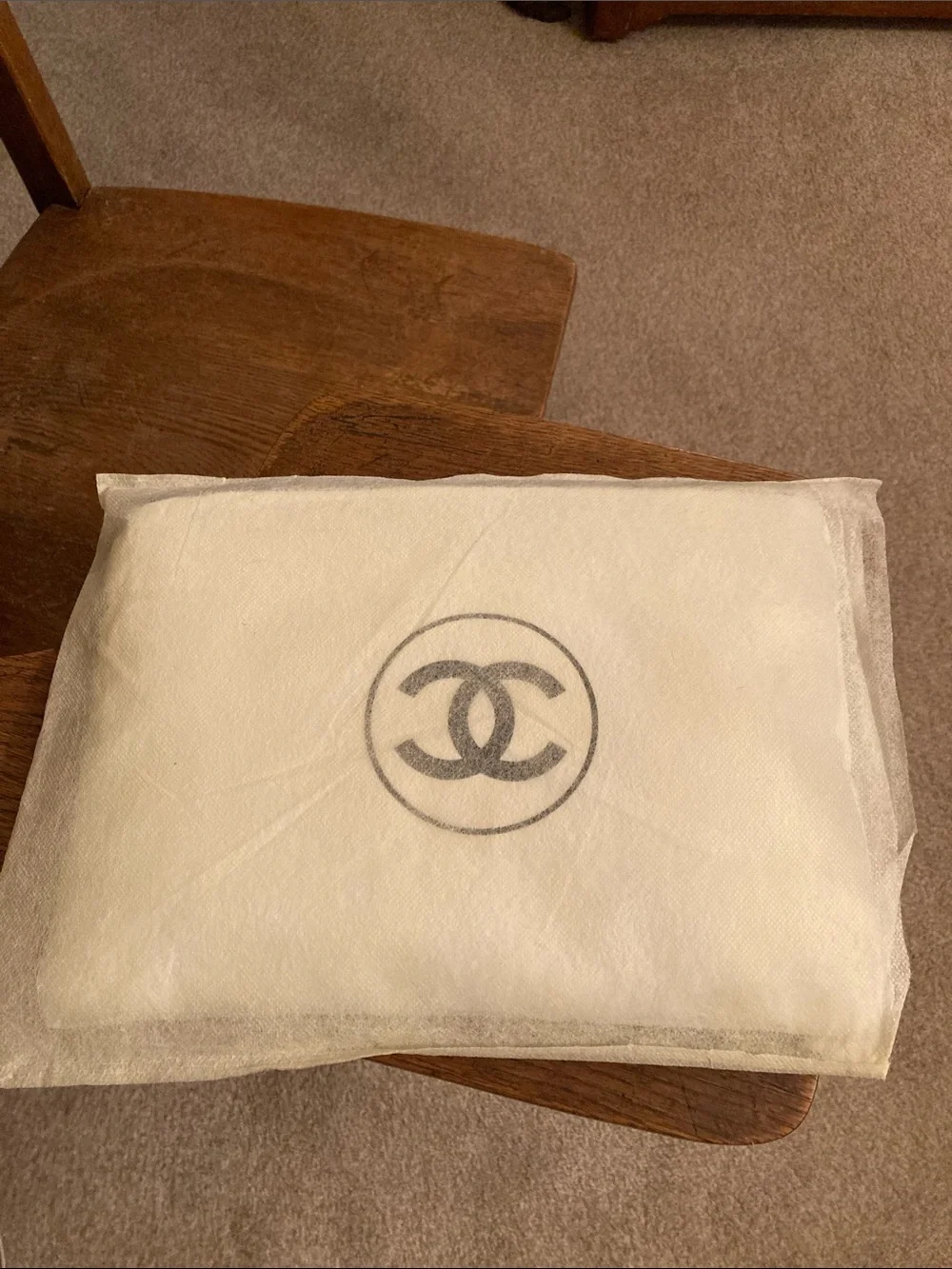 CHANEL Beaute Puffy Nylon Carryall/Makeup/Cosmetic/Toiletry Pouch Case NWOT